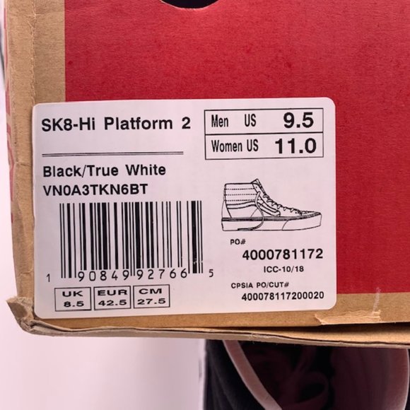 Vans SK8-Hi Platform 2.0 High Top - Picture 7 of 7